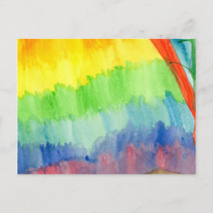 Bleeding Rainbow Vykort