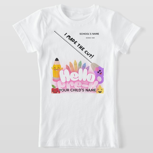 BLEEGRAPHICS: Hej, förskola! T Shirt (Laydown)