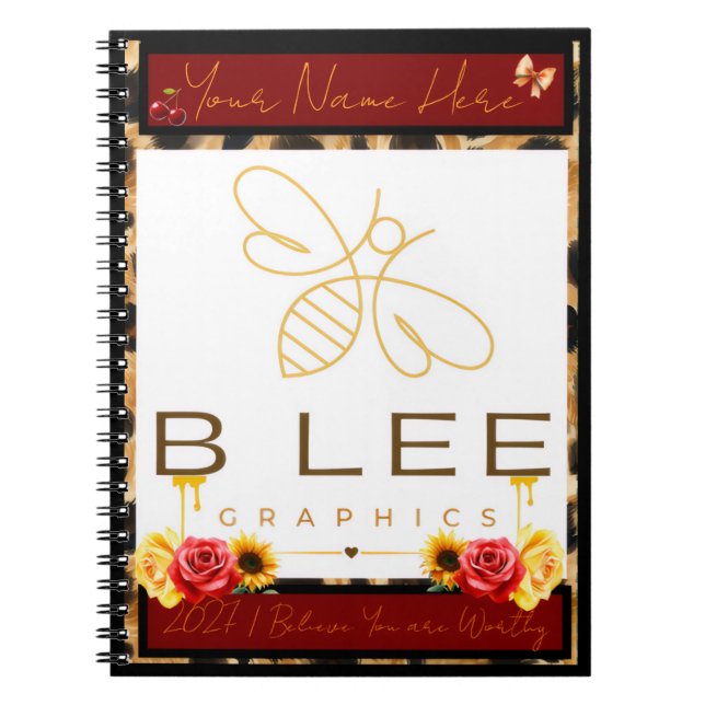 BLEEGRISTICS | Logotyp Spiral anteckningsbok (Framsidan)