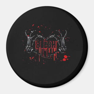 Blegh Breakdown, Skeleton Heart Händer, Emo Band,  Magnet