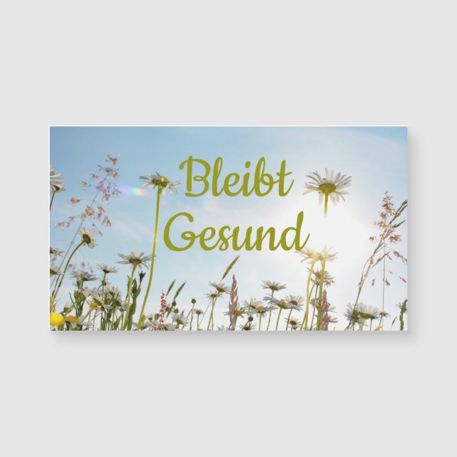 Bleibt Gesund - (Framsida)