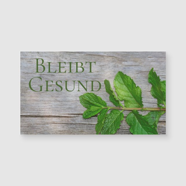 Bleibt Gesund - (Framsida)