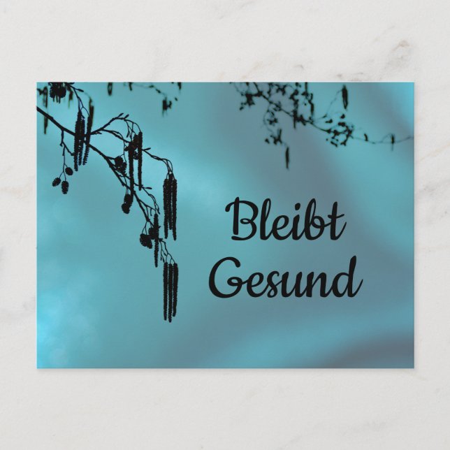 Bleibt Gesund - Vykort (Framsida)