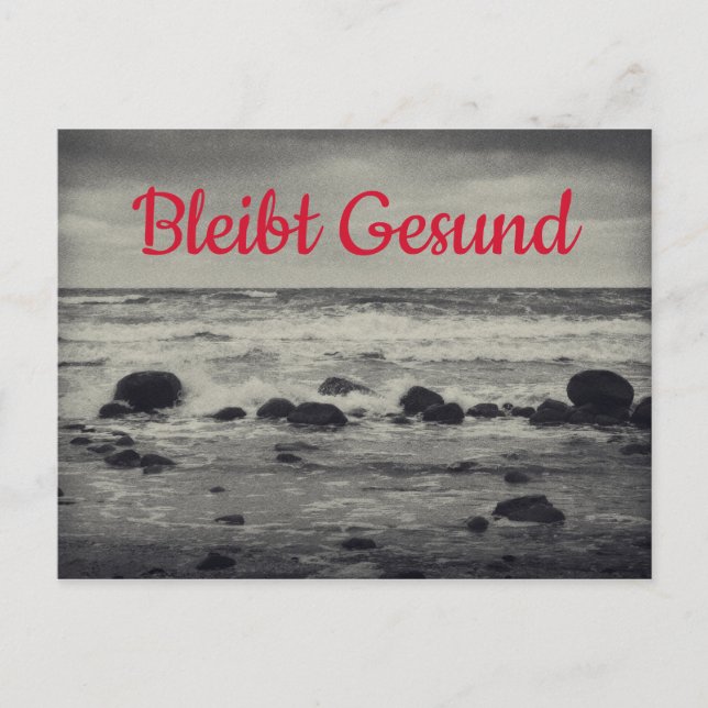 Bleibt Gesund - Vykort (Framsida)