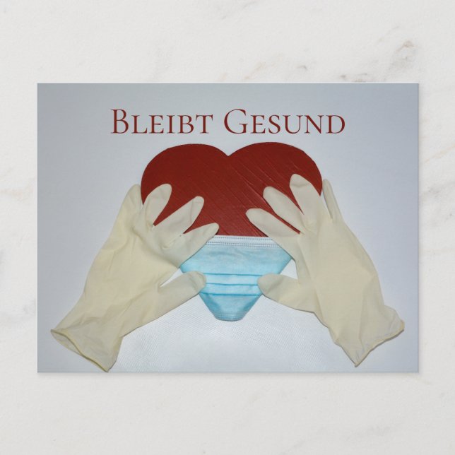 Bleibt Gesund - Vykort (Framsida)