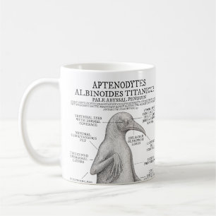 Blek Abyssal Penguin (Miskatoniska Antarktisunders Kaffemugg