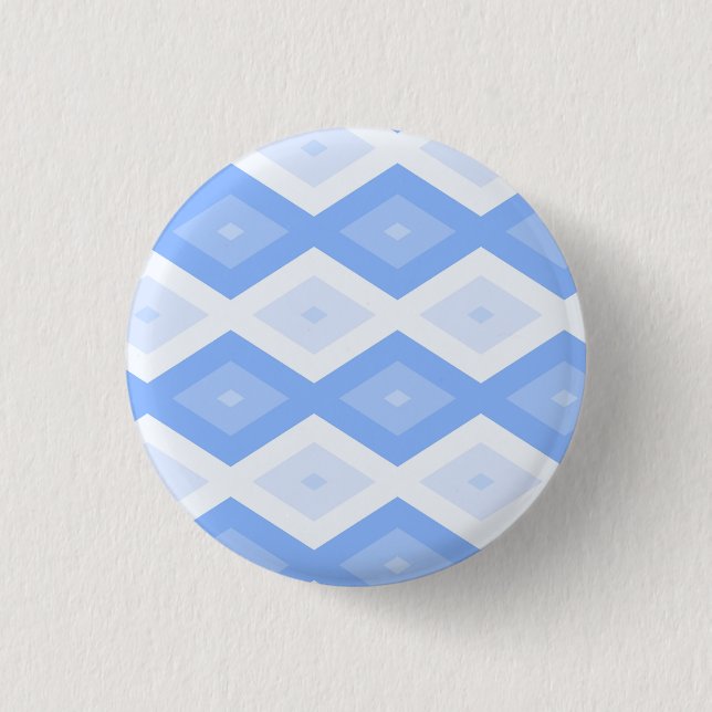 Blek blå diamant mönster knapp (Framsida)