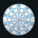 Blek blå och vit piltavla<br><div class="desc">Blek Blue and White Dart Board</div>