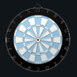 Blek blå svart och vit piltavla<br><div class="desc">Blek Blue Black and White Dart Board</div>