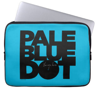 Blek - blått laptop sleeve