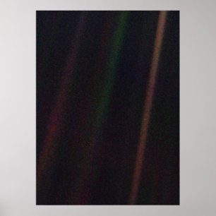 Blek - blått pricker poster