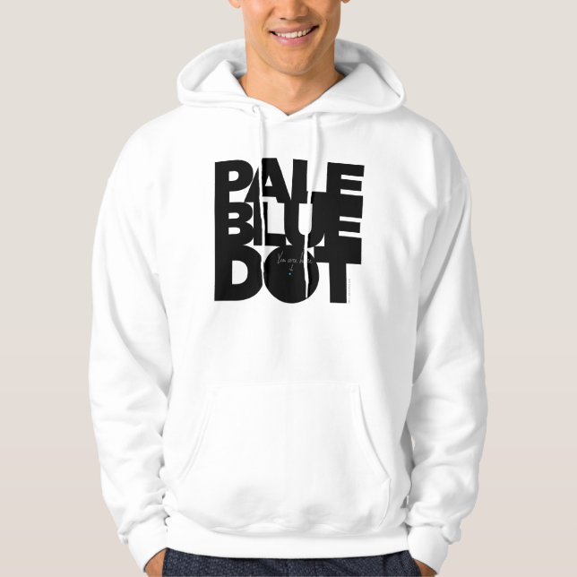 Blek - blått sweatshirt med luva (Framsida)