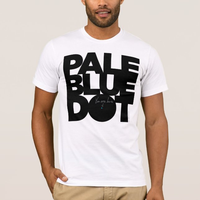 Blek - blått tee shirt (Framsida)