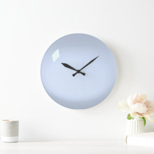 Blek Blue Acrylic Stor Klocka