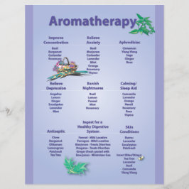 Blek Blue Aromatreatment Chart Flyer