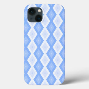 Blek blue diamant mönster Fodral-Mate iphone case