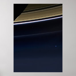 Blek Blue Dot - Cassini Poster