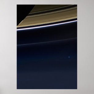 Blek Blue Dot - Cassini Poster