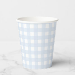Blek Blue Gingham Classic Boys Baby Shower