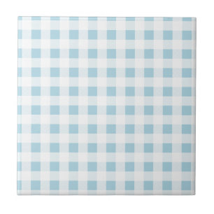Blek Blue Gingham Kakelplatta