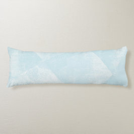 Blek Blue Minimal Geometric Bläck Struktur Kroppskudde