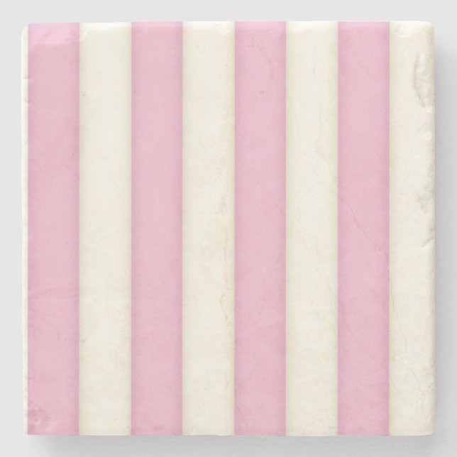 Blek Blue och Elfenbenskusten Rand Stenunderlägg (Framsidan)