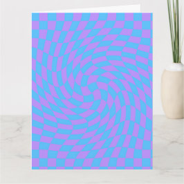 Blek-Blue och Lavender Kort