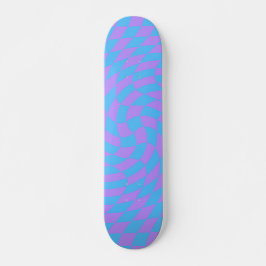Blek-Blue och Lavender Mini Skateboard Bräda 18,5 Cm