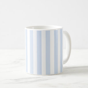 Blek blue och white candy rand kaffemugg