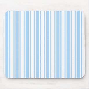 Blek blue och white candy rand musmatta