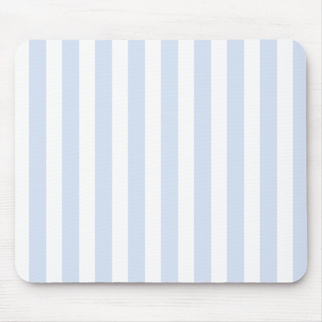 Blek blue och white candy rand musmatta (Framsidan)