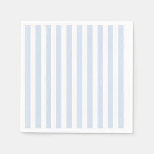 Blek blue och white candy rand pappersservett