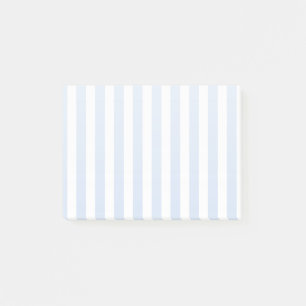 Blek blue och white candy rand post-it block