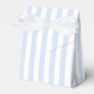 Blek blue och white candy rand presentaskar