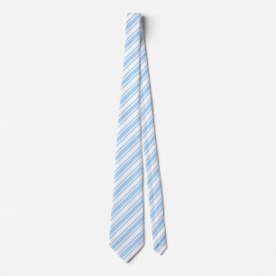 Blek blue och white candy rand slips