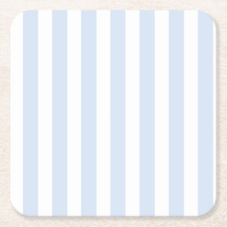 Blek blue och white candy rand underlägg papper kvadrat