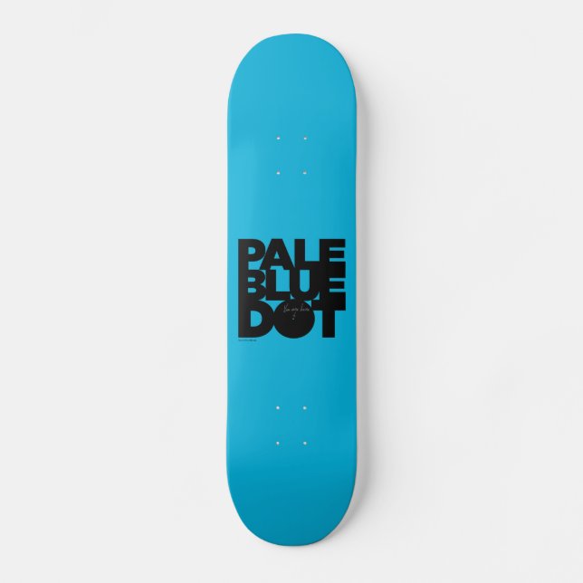 Blek Blue Old School Skateboard Bräda 18 Cm (Framsida)