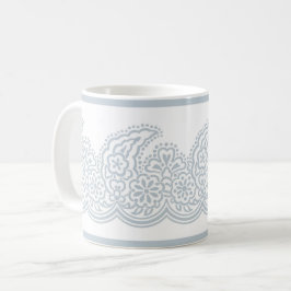 Blek Blue Paisley Coffee Mugg