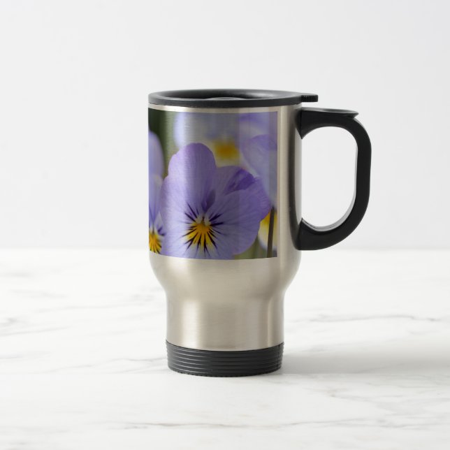 Blek Blue Pansies Resemugg (Höger)