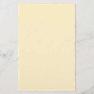 Blek ButterkoppsGult Solid Färg Brevpapper