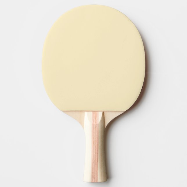 Blek ButterkoppsGult Solid Färg Pingisracket (Framsidan)