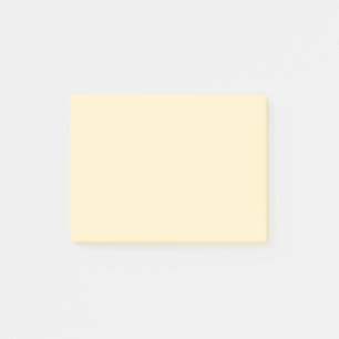Blek ButterkoppsGult Solid Färg Post-it Block