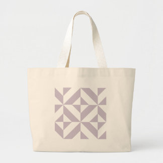 Blek Coola Geometric Deco Cube Mönster Jumbo Tygkasse