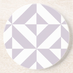 Blek Coola Geometric Deco Cube Mönster Underlägg Sandsten