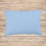 Blek Cornblomma Blue Solid Färg Prydnadskudde<br><div class="desc">Blek Cornblomma Blue Solid Färg</div>