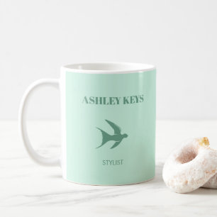 Blek elegant kaffemugg