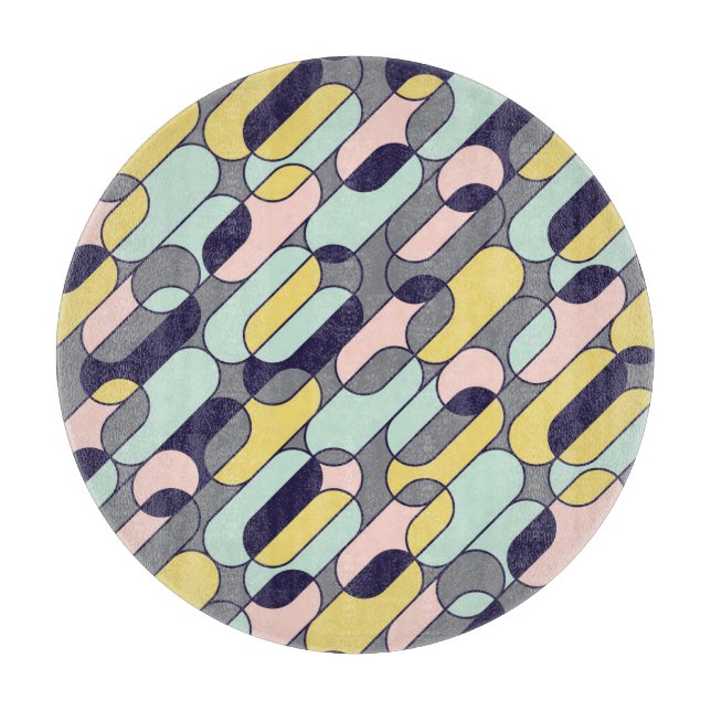 Blek Färg Geometric: Retro Mönster (Framsidan)