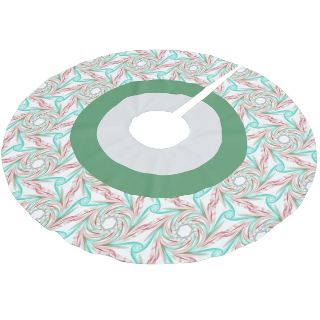 Blek Festive Helgdag Skirt Julgransmatta Borstad Polyester (Vinklad)