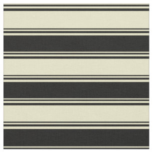 Blek Goldenrod & Black Färgad Linjer Tyg