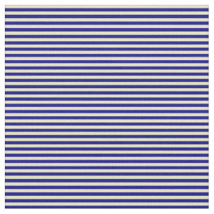 Blek Goldenrod & Blue Mönster Tyg